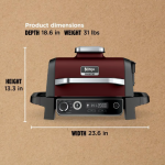 Ninja Woodfire Grill - Red - OG701RD - Image 12