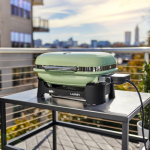 Weber Lumin Compact Portable 1560 Watt Electric Grill - Seafoam Green - 91070901 - Image 2