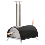 WPPO Le Peppe Portable Eco Wood-Fired Oven w/ Deluxe Peel - Black - WKE-01-BLK