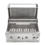 Turbo Elite 32-Inch 4-Burner Built-In Propane Gas Grill With Rear Infrared Burner - BTE3221BLP - Image 2