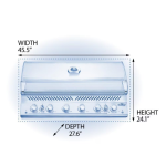 Napoleon 700 Series 5-Burner 44-Inch Built-In Natural Gas Grill w/ Rotisserie & SafetyGlow - BIG44RBNSS-1 - Image 3