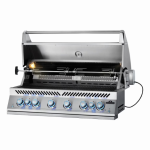 Napoleon 700 Series 5-Burner 44-Inch Built-In Natural Gas Grill w/ Rotisserie & SafetyGlow - BIG44RBNSS-1 - Image 10