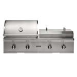 Coyote 50-in Built-In Natural Gas Grill / Flat Top Combo - C3CO50NG