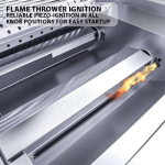 Sunstone Ruby 36-in 4-Burner Built-In Propane Grill - Ruby4B-LP - Image 4