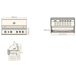 Summerset Quest 36-in 2 Burner Built-In Natural Gas Grill w/ Rear Infrared Burner, Rotisserie Kit, & Drop-In Griddle Plate - QST36-NG - Image 6