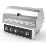 Wildfire Ranch Pro 36-in 3 Burner Built-In Black 304 SS Propane Grill -WFPRO36G-BSS-LP - Image 3