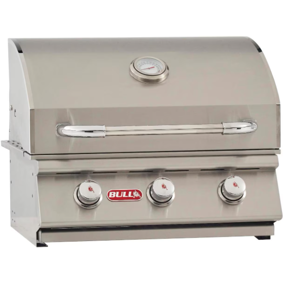 duttpack-34432 Bull Steer Premium 25-Inch 3-Burner Built-In Propane Gas Grill - 69008 - Image 1