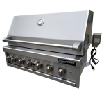 Grand Turbo 40-Inch 6-Burner Built-In Propane Gas Grill With Two Infrared Sear Burners & Rotisserie - B4019BLP - Image 3