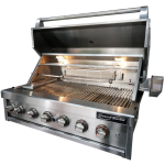 Grand Turbo 40-Inch 6-Burner Built-In Natural Gas Grill With Two Infrared Sear Burners & Rotisserie - B4019BNG - Image 4
