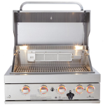Mont Alpi 400 32-Inch Built-In Natural Gas Grill (Ships Propane w/ Conversion Kit) - Image 4