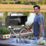 Mont Alpi 400 32-Inch Built-In Natural Gas Grill (Ships Propane w/ Conversion Kit) - Image 9