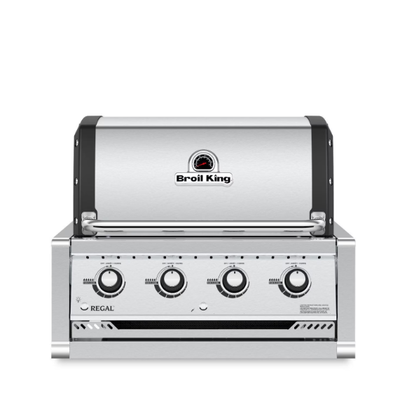 duttpack-34720 Broil King Regal S420 4-Burner Built-In Propane Gas Grill - Stainless Steel - 885714 - Image 1
