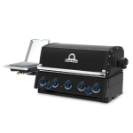 Broil King Baron 590 IR Shadow 32-in 5 Burner Built-In Propane Grill w/ Infrared Side Burner & Rear Rotisserie Burner - Black - 876644 - Image 5