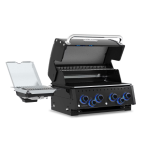 Broil King Baron 490 IR Shadow 28-in 4 Burner Built-In Propane Grill w/ Infrared Side Burner - Black - 875644 - Image 3