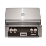 Alfresco ALXE 30-Inch Built-In Natural Gas Grill With Rotisserie in Jet Black Matte - ALXE-30-NG-SM9005