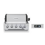 Broil King Imperial QS 570 5 Burner Built-In Natural Gas Grill w/ Rear Burner & Rotisserie Kit - 698777