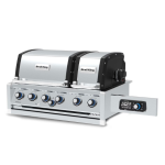 Broil King Imperial QS 670 6 Burner Built-In Natural Gas Grill w/ Rear Burner & Rotisserie Kit - 699777 - Image 5