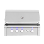 Alturi 36-in 3 Burner Built-In Natural Gas Grill w/ Stainless Steel Burners & Rotisserie - ALT36T-NG