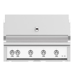 Hestan 42-Inch Built-In Natural Gas Grill W/ Sear Burner & Rotisserie - Froth - GMBR42-NG-WH