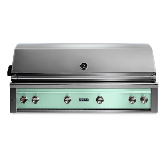 duttpack-35155 Lynx Professional 54 Inch Built-In Natural Gas Grill w/ One Infrared Trident Burner & Rotisserie in Surf - L54TR-SUNG - Image 1