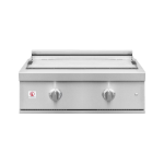 Summerset 30-in 2 Burner Built-In Natural Gas Griddle Pro Grill - GRIDPRO-NG