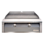 Alfresco 30-Inch Built-In Natural Gas Griddle in Signal Gray - AXE-30GT-NG-S7004