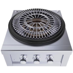 Sunstone 24 Inch Power Cirque Flat-Top Griller - SUN24PCB-PB-NG