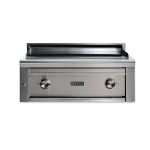 Lynx Asado 30 Inch Built-In Natural Gas Flat Top Grill in Limestone - L30AG-LSNG