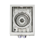 RCS Pro Series Built-In Power Burner W/ Stainless Steel Lid - Natural Gas - RSB3A - Image 6