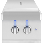 American Made Grills Atlas Double Side Burner Liquid Propane - ATSSB2-LP - Image 2