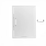BBQGuys Signature 21-in Stainless Steel Reversible Single Access Door - BBQ-SV1724