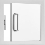 BBQGuys Signature 12-in Stainless Steel Reversible Single Access Door - BBQ-SH-12X12 - Image 7