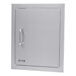 Bull 18-Inch Right Hinged Stainless Steel Single Access Door W/ Reveal - Vertical - 89995 - Image 2