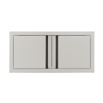 RCS Valiant 33 Inch Low Profile Soft Close Double Doors - VDD3SC