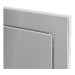 Bull 18-Inch Left Hinged Stainless Steel Single Access Door W/ Reveal - Vertical - 98560