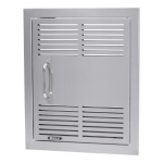 Bull 18-Inch Vented Stainless Steel Single Access Door W/ Reveal - Vertical - 90000 - Image 2