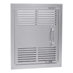 Bull 18-Inch Vented Stainless Steel Single Access Door W/ Reveal - Vertical - 90000 - Image 3