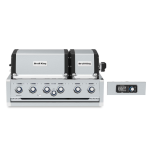 Broil King Imperial QS 670 6 Burner Built-In Propane Grill w/ Rear Burner & Rotisserie Kit - 699774 - Image 4