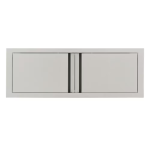 RCS Valiant 45-Inch Stainless Steel Low-Profile Double Door - VDD4