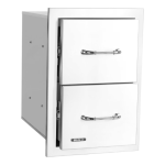 Bull 15-Inch Stainless Steel Double Access Drawer W/ Reveal - 56990 - Image 4