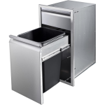 Memphis Grills 15-Inch Single Access Drawer With Trash Bin And Soft Close - VGC15BWB1 - Image 3
