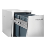 Bull 20-Inch Stainless Steel Double Trash/Recycle Drawer w/ Reveal - 56950 - Image 2