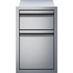 Twin Eagles 13-Inch Stainless Steel Double Access Drawer - TESD132-B