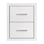 Summerset 17 Inch Double Drawer Masonry Frame Return - DR2-17M