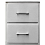 TEC 18-Inch Stainless Steel Double Access Drawers - DD18