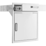 BBQGuys Signature 21-in Stainless Steel Single Access Door & Drawer Combo - BBQ-SV24-DR1 - Image 8