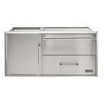 Coyote 42 Inch Warming Drawer & Door Combo - C3-CDWD