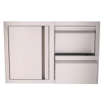 RCS Valiant Double Soft Close Drawer & Left Hinge Door Combo - VDC1SCL - Image 4