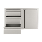RCS Valiant Triple Drawers w/ Soft Close Right Hinge Single Door - VDC2SCR - Image 4