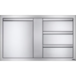 Napoleon 42 Inch Single Door & Triple Drawer - BI-4224-1D3DR - Image 3